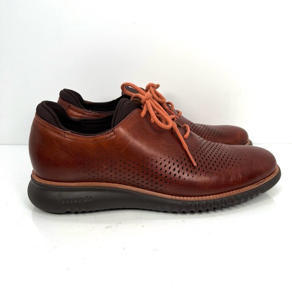 NWOT Cole Haan Zerogrand Laser Wingtip Oxfords men’s shoes - Picture 1 of 9